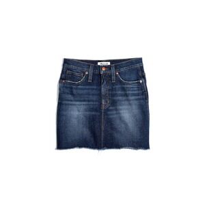 Madewell Stretch Denim High-Waist Mini Skirt‎ Size 26/2/4 Hayson Medium Wash